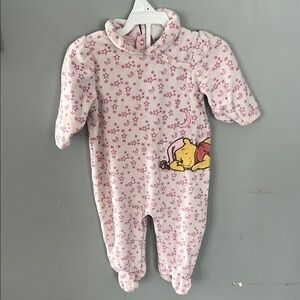 Disney Pink Footie One Piece with Soft Comfort